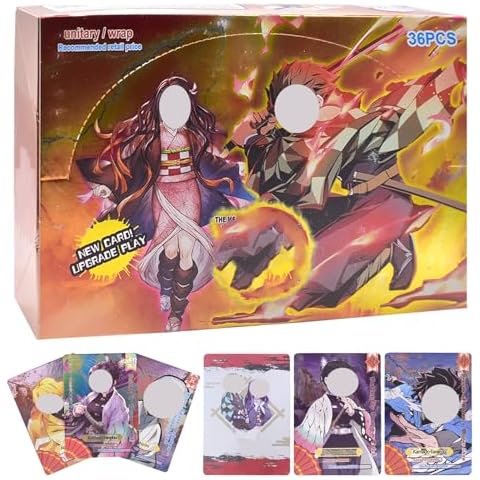 FOPSDGN 180-Piece Anime Trading Card Set Cover