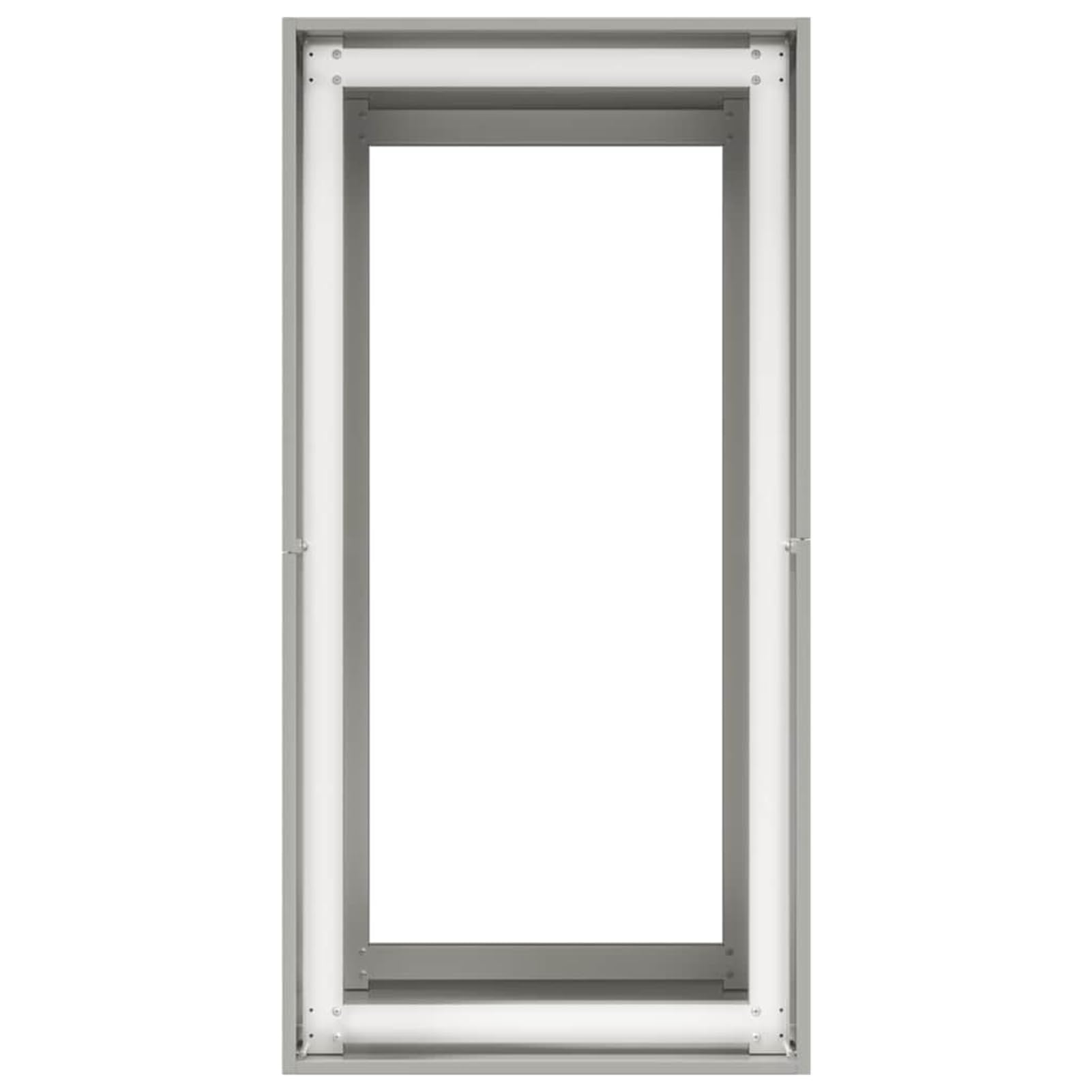 Donica na rośliny, 40 x 80 x 80 cm, ze stali nierdzewnej, odporna na warunki atmosferyczne, wytrzymała i łatwa w pielęgnacji, podwyższona grządka ogrodowa, skrzynka na kwiaty, na taras, do