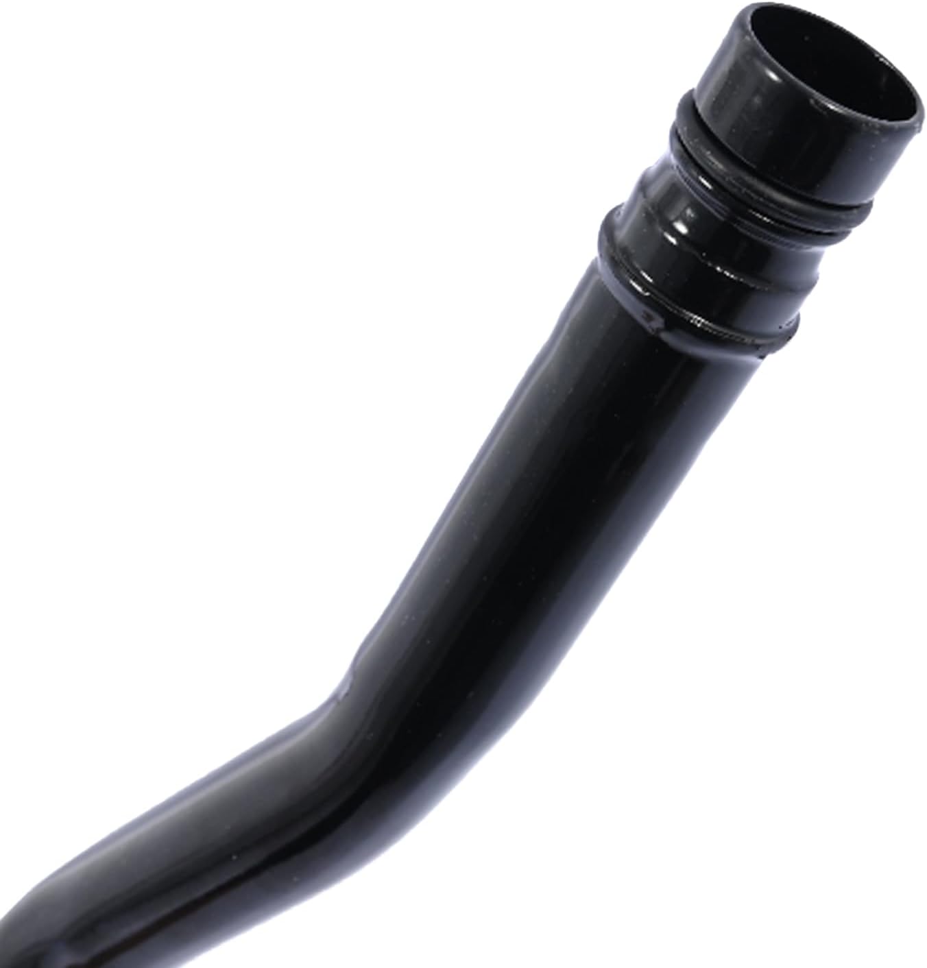 7L3Z-7A228-A Transmission Fluid Dipstick Tube Compatible with Ford F-150 Pickup w/ 4R70W Transmission 4.6L 2007 2008, Automatic Transmission Fluid Filler Tube Replacement, Metal Black