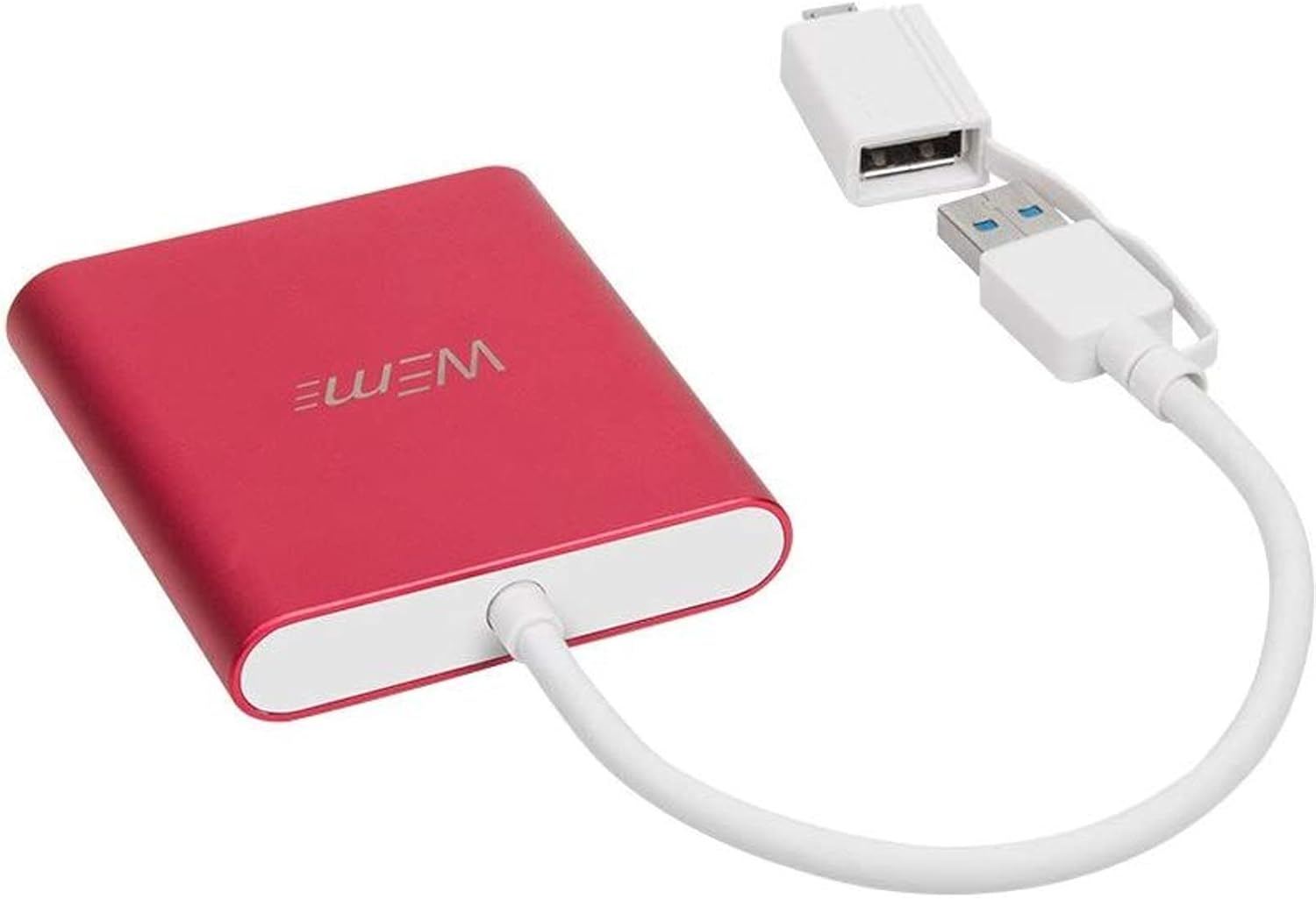 WEme CF Card Reader, Aluminum SuperSpeed Micro SD Card Converter with OTG Adapter for SanDisk CF TF SDHC SDXC MMC Card, USB 3.0 SD Card Reader Writer for iMac, MacBook Air, Samsung Galaxy, HTC, LG