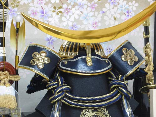 兜飾り　伊達政宗公　オルゴール付き 写真立てオルゴール付 五月人形 兜飾り YN21881GKC ケース入り