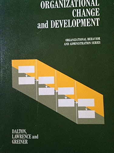 Organizational Change and Development B000PR9ZDQ Book Cover