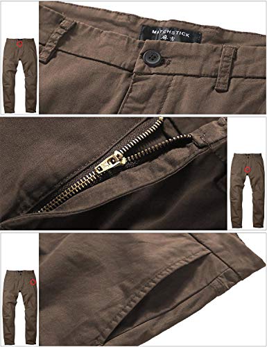 Image of Match Men's Regular Fit Comfort Stretch Casual Chino Pants