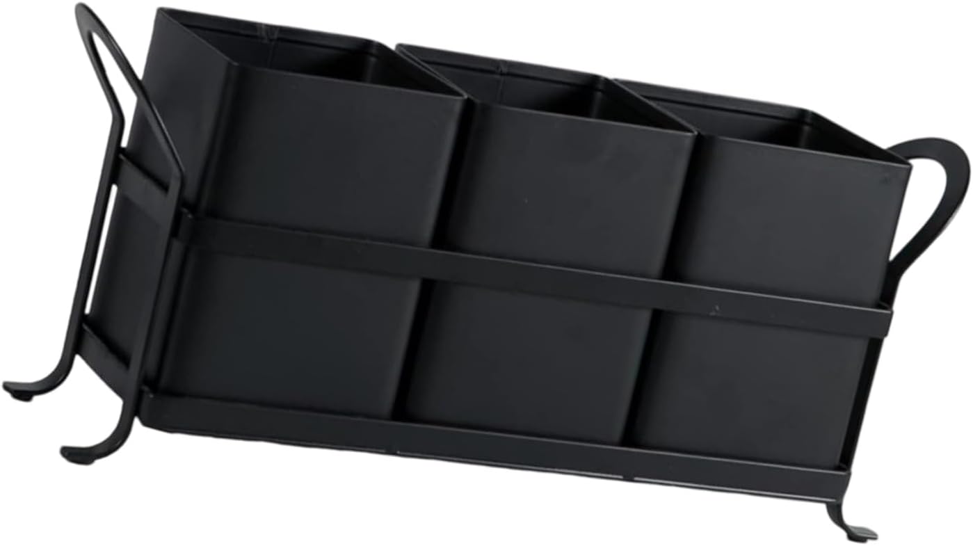 Stylish Metal Container for Efficient Utensils and Desk Accessories Arrangement Iron Kitchen Storage Box