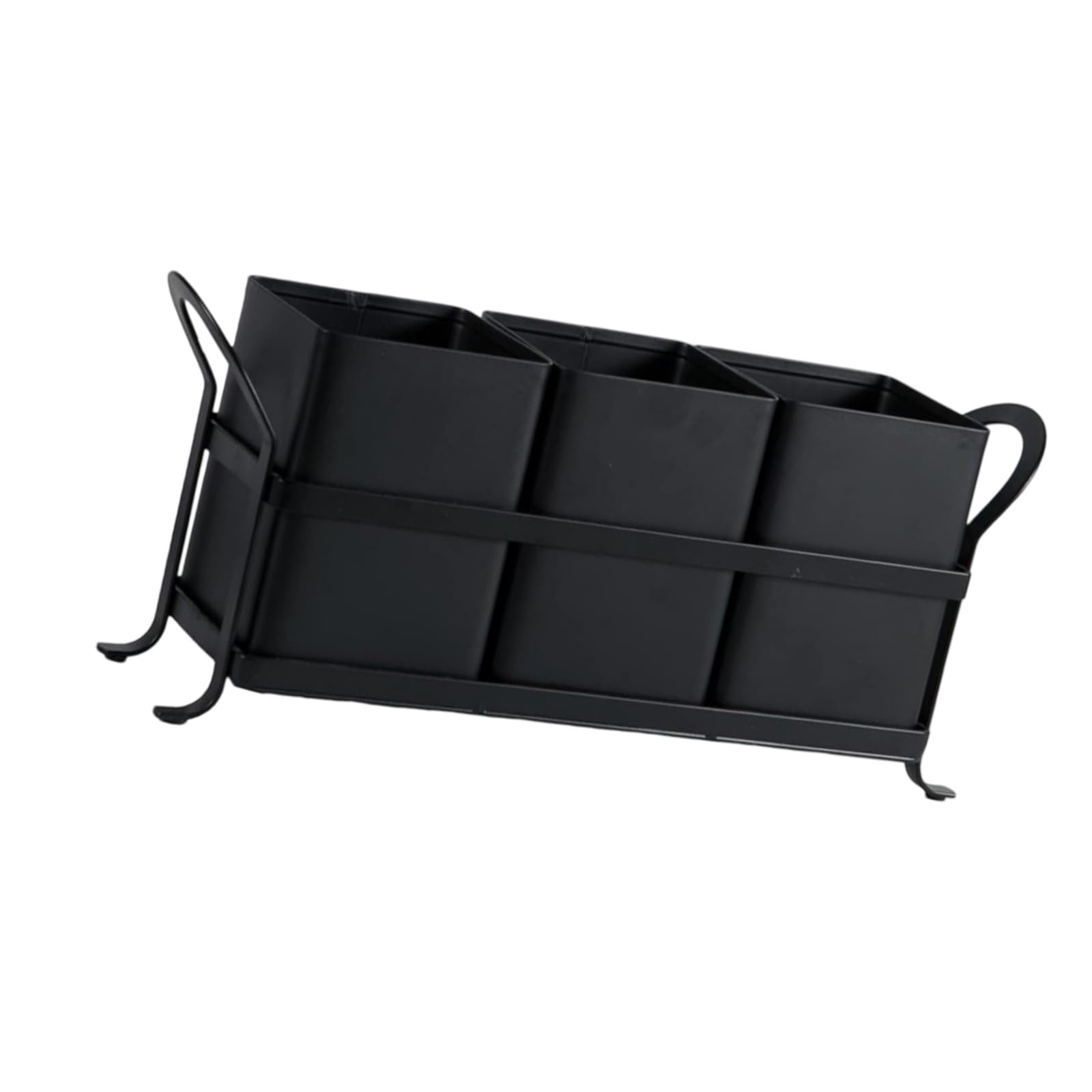Kaeltsyn Stylish Metal Container for Efficient Utensils and Desk Accessories Arrangement Space Saving Kitchen Drawer Insert