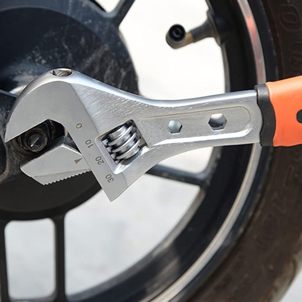 Llave ajustable, herramienta multifuncional con gran apertura, diseño rápido de doble uso para aplicaciones de grado industrial