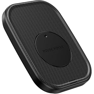Yonktoo Mouse Jiggler, Mouse Mover und Mausbeweger für Homeoffice, mit 1,5 m USB-A-auf-USB-C-Kabel, EIN-/Ausschalter, natürliche Mausbewegung, Keine Software erforderlich, ultraflach, Schwarz