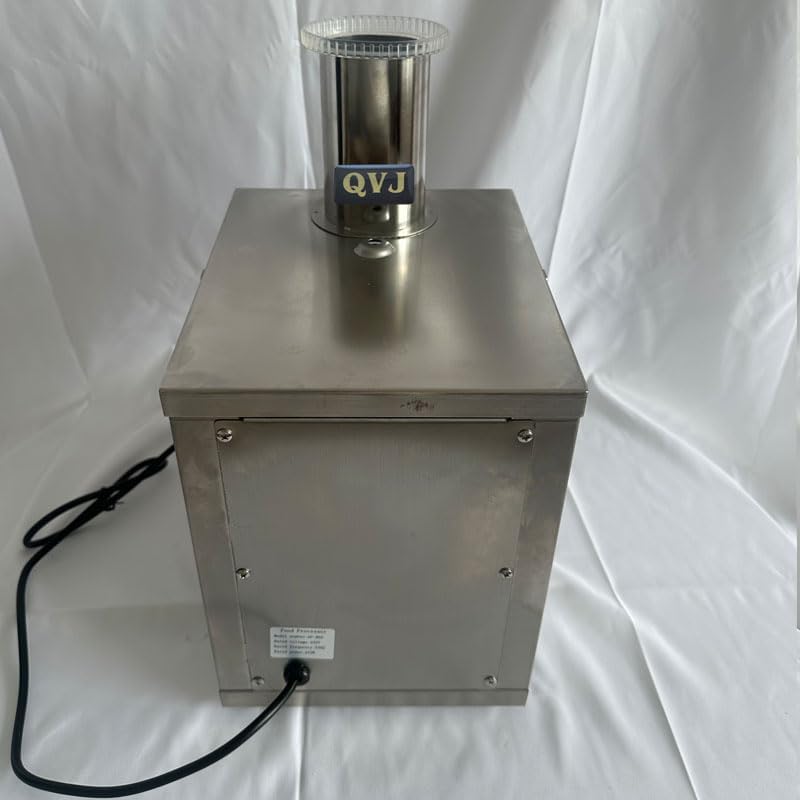 Commercial Electric Vegetable Cutter Fruit Slicer cucumber Pieces or Cube Cutting Stainless Steel Food Processor With 5 Net Ding Blades + Slice+ shred Blades