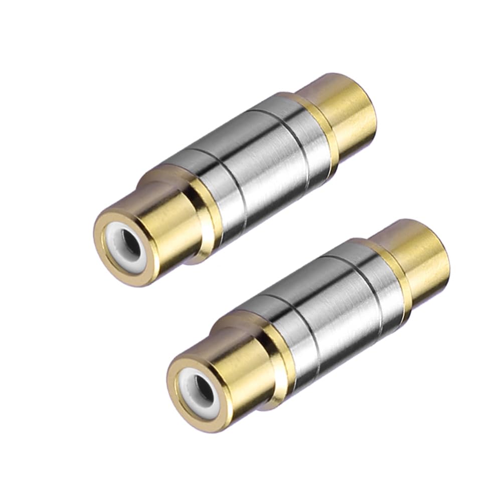 Kit 8 Adattatori RCA Maschio/femmina A Terminale A Vite – Senza Saldatura Per Audio E CCTV