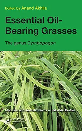 Essential Oil-Bearing Grasses: The genus Cymbopogon book cover