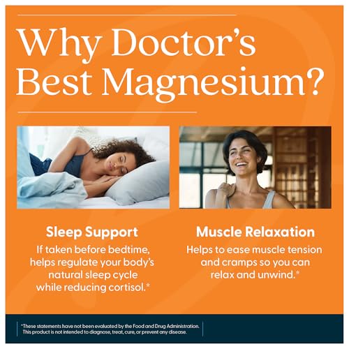 Doctor's Best Magnesium Glycinate Lysinate Tablets