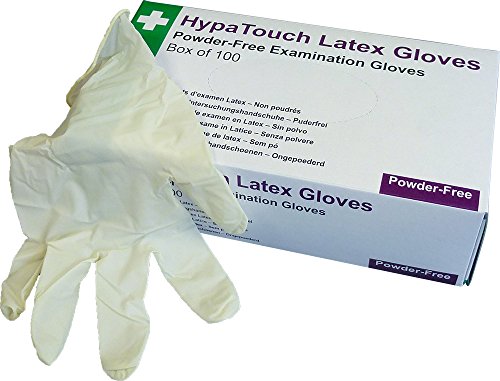 Preisvergleich Produktbild firstaid. Co. UK HypaTouch L puderfrei Latex Handschuhe