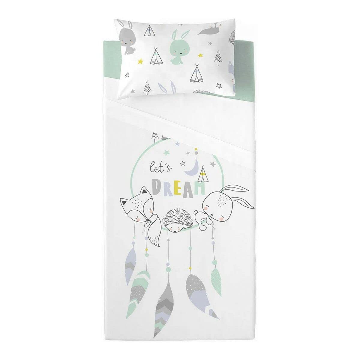 Sábana Encimera Cool Kids Let's Dream A 160 x 270 cm (Cama de 80/90)