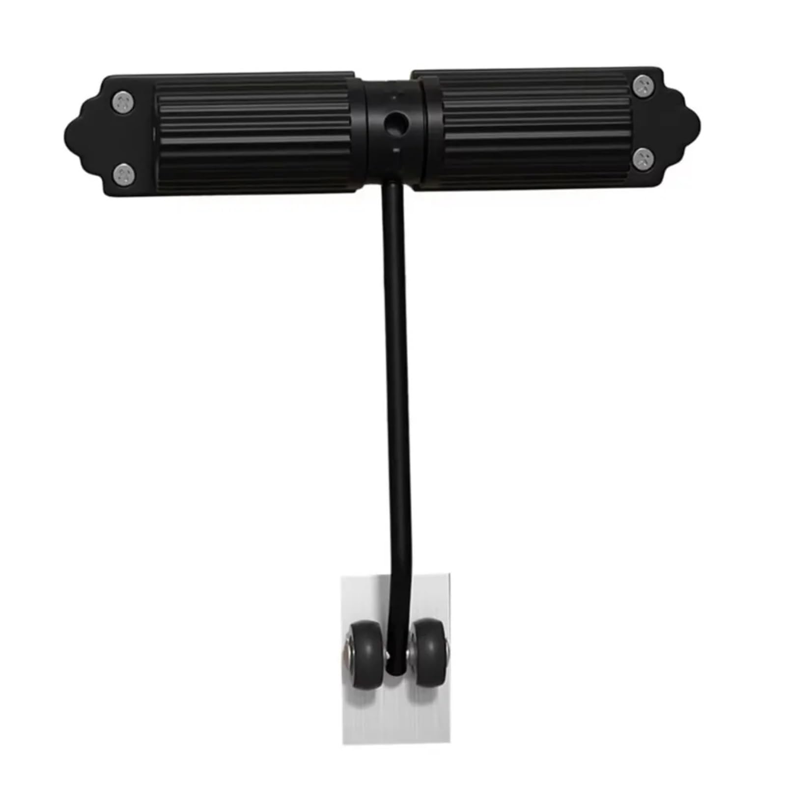 Simple Installation Door Closer 180 ° Mute Soft Closing Door Closing(Black)