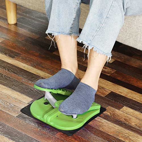Fitness mini Stepper Home Gym zwart Onder bureau Trainer tafel Aërobe benen Dijen Zitten Oefening Kleine training Stap Machine Pedaal Klimmer Vetverbranding Sportuitrusting