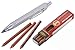 Produktbild TROIKA ZIMMERMANN MAGIC MEHRFARBMINEN-STIFT  Zimmermannsbleistift (5,6 mm HB-Mine) - inkl. 6 KOH-I-NOOR Minen  Malen - Ausmalbücher - Zentimeter-/Zoll-Lineal - Anspitzer  silber  TROIKA-ORIGINAL