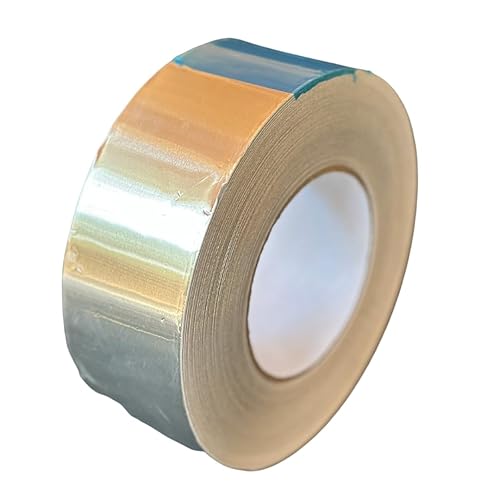 Miniatura 5 de Cinta de papel de aluminio de 2 pulgadas x 225 pies de largo para HVAC, conductos, ventilación de secadora, sellado y parches, conductos de aire,