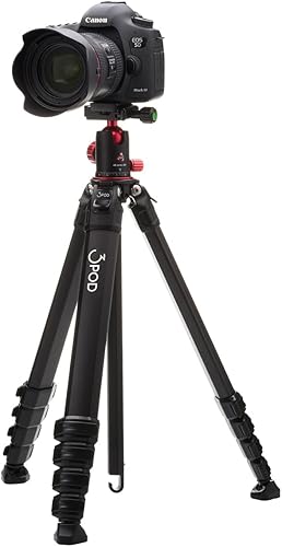 Miniatura 3 de 3Pod Trípode de viaje de aluminio de 4 secciones Wander