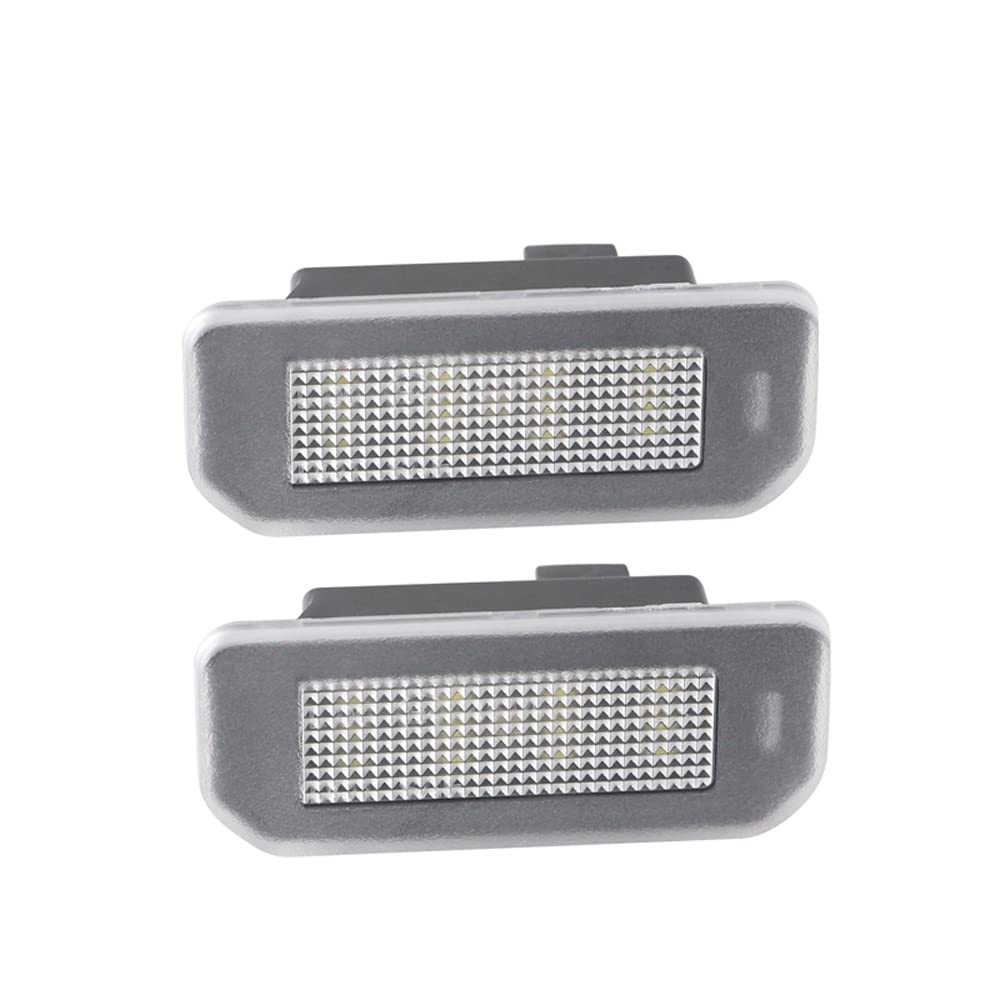 AUTO-STYLE Set LED License Plate Lights suitable for Tesla Model 3 2017 & Model Y 2020 (High Output)