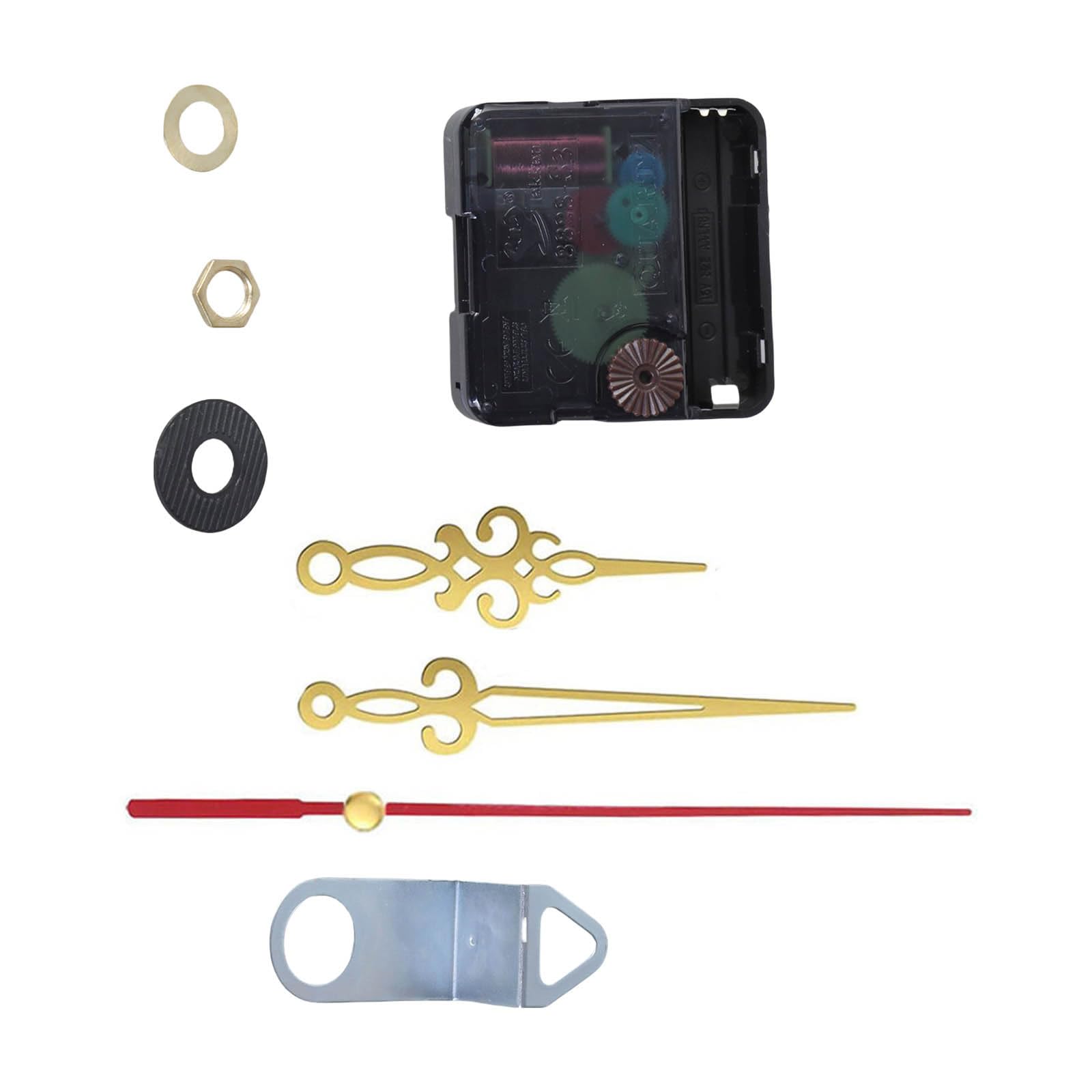 YWLUUOO Quiet Quartzs Clock Movement Kits with Antique Arrowed Hands for Wall Clocks Accurate Timekeeping Replacement Mechanism