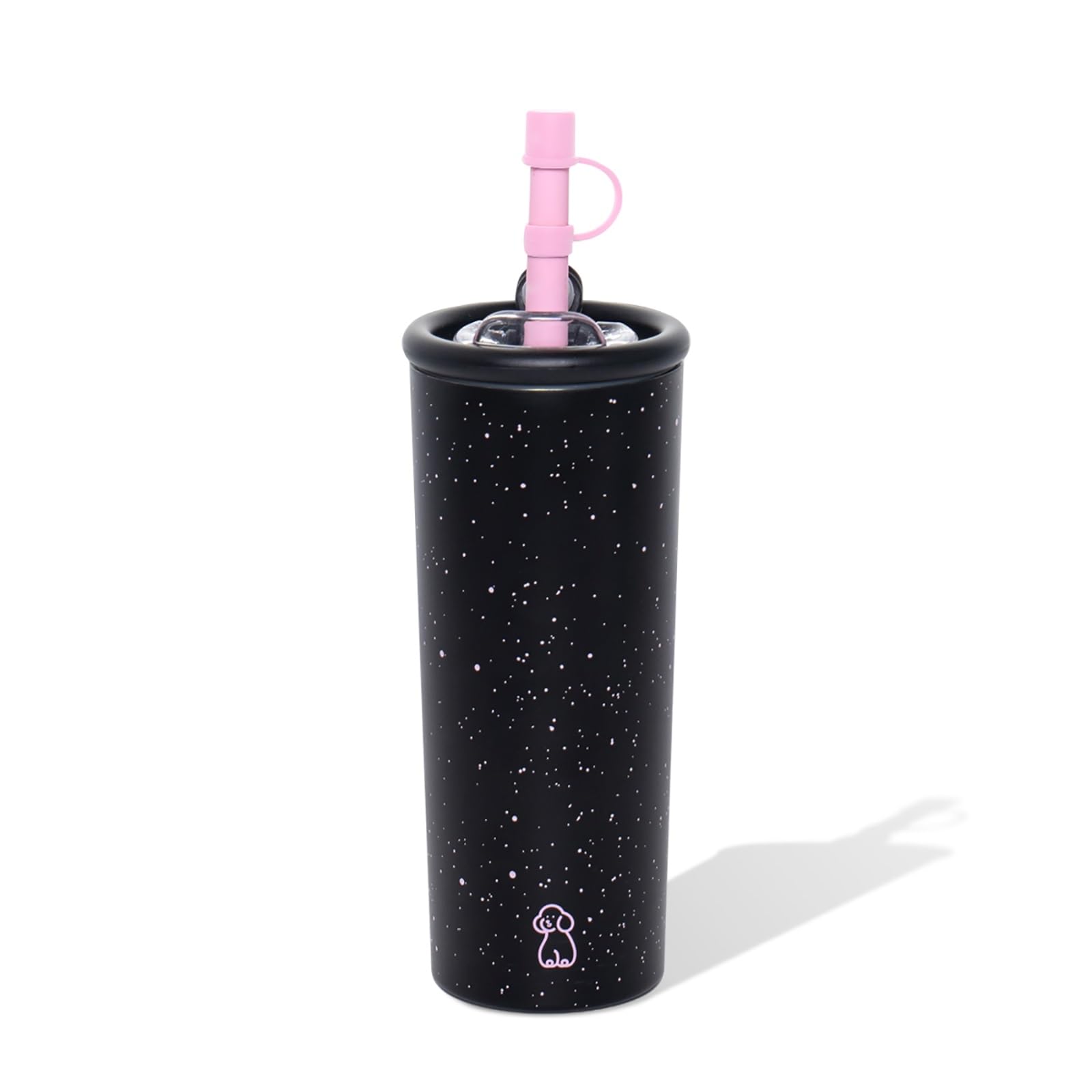 600 ml / 20 oz, Kaffeebecher Thermo, Thermobecher Edelstahl, Auslaufsicher und Langlebig, Einfach zu Reinigen, Passendes Geschenk für Männer und Frauen(Black)