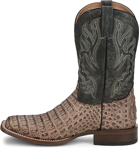Tony Lama Men's Exotic Caiman Marfa Western Boot Broad Square Toe - Tl52583