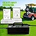 Club Car 48V 15A Golf Cart Battery Charger, 16 FT Cord with Trickle Charge for 48V Lead Acid Batteries