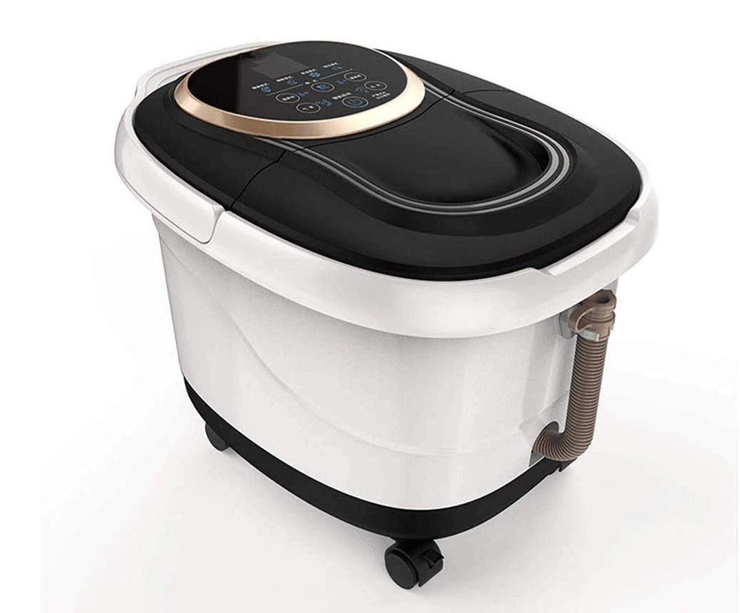 Masajeador de Baño de Spa para Pies con Calor, Burbujas Y Vibración, Control de Temperatura Digital, Rodillos de Masaje con Puntos de Masaje de Acupresión