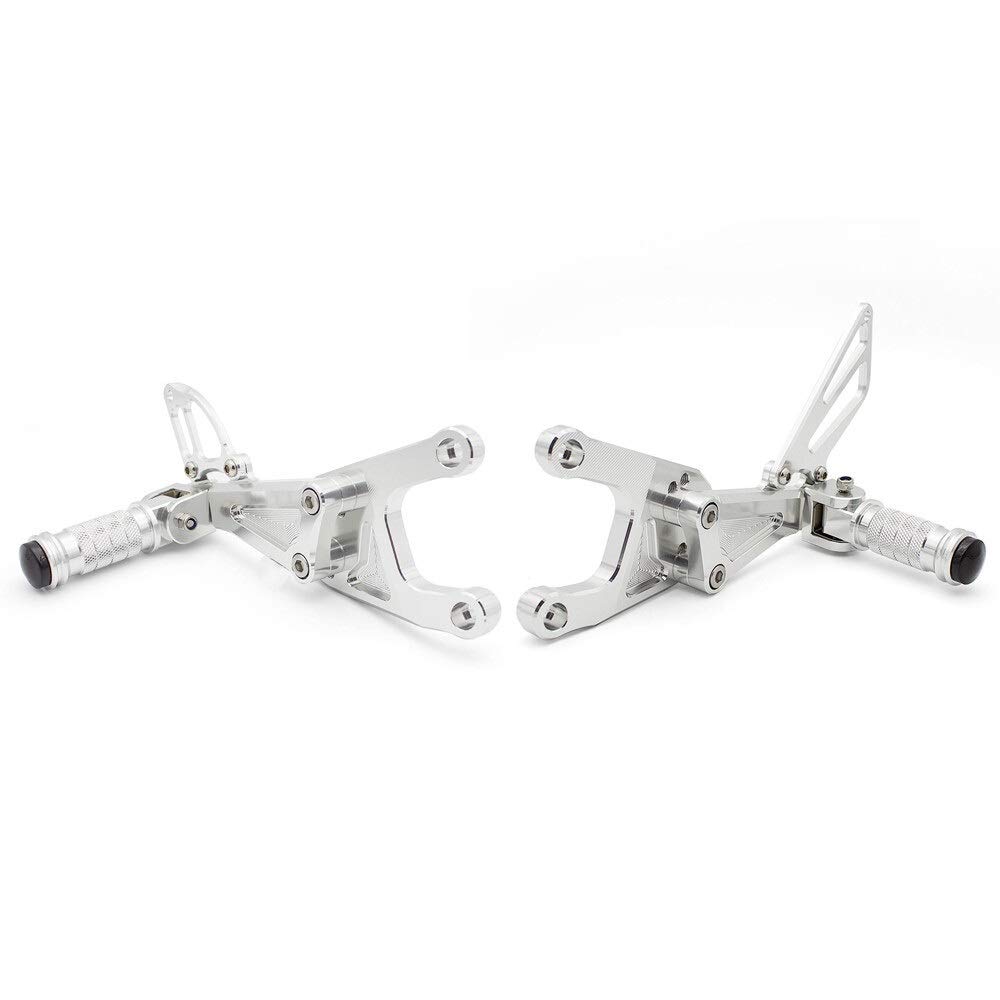 Se adapta a Tnt125 Tnt 125 2016 2017 2018 2019 2020 Reposapiés trasero de motocicleta aleación aluminio CNC