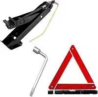 Kit Macaco Carro Chave de Roda Triangulo de Segurança