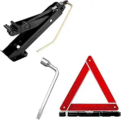 Kit Macaco Carro Chave de Roda Triangulo de Segurança