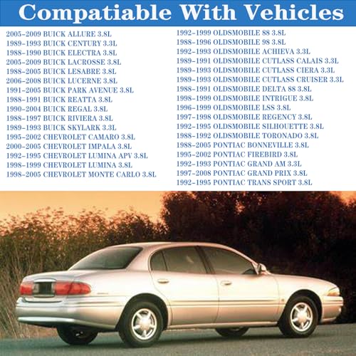 Image of VS50080R for Chevy Oldsmobile 3.8 Valve Cover Gasket Chevrolet Buick Pontiac 25530329 25535264 1988 1989 1990 1991 1992 1993 1994 1995 1996 1997 1998 1999 2000 2001 2002 2003 2004 2005 2006-2009 3.8L