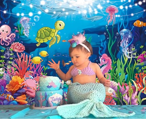 Fondo fotográfico tema marino 240x180 cm miniatura 3
