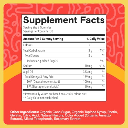 SmartyPants Kids Omega 3 Brain Gummies