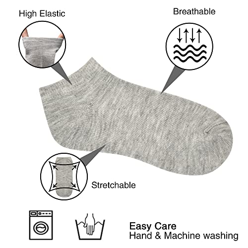 15 Pairs Kids Low Cut Ankle Socks for Boys Girls 1-13, Breathable Lightweight No-Show for Sneakers Sports School2