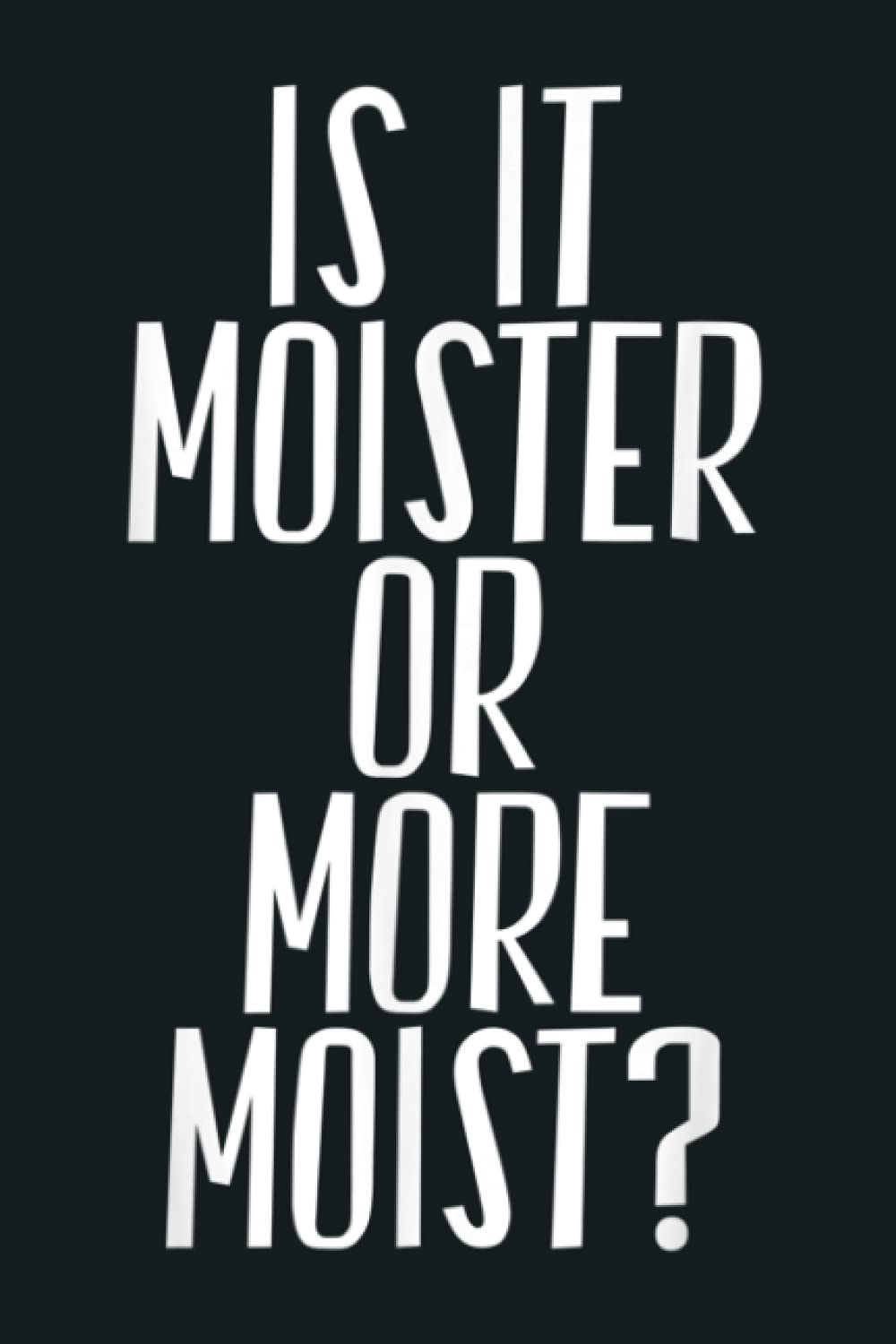 Annoying Is It Moister Or Moist: notebook, notebook journal beautiful , simple, impressive,size 6x9 inches, 114 paperback pages