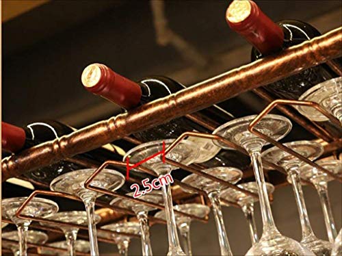 Casier à vin suspendu 100 cm pour libérer l'espace et protéger vos verres