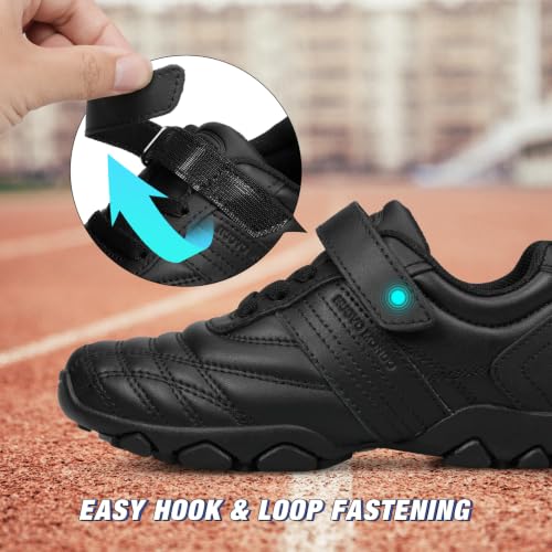 Image of UOVO Boys School Shoes Uniform Black Dress Shoes for Kids