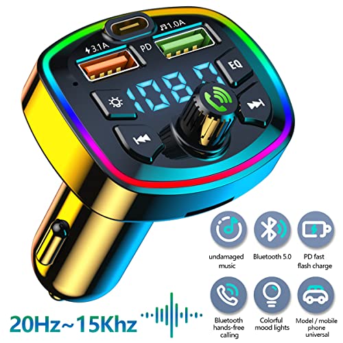 Trasmettitore FM Bluetooth 5.0 per Auto Radio