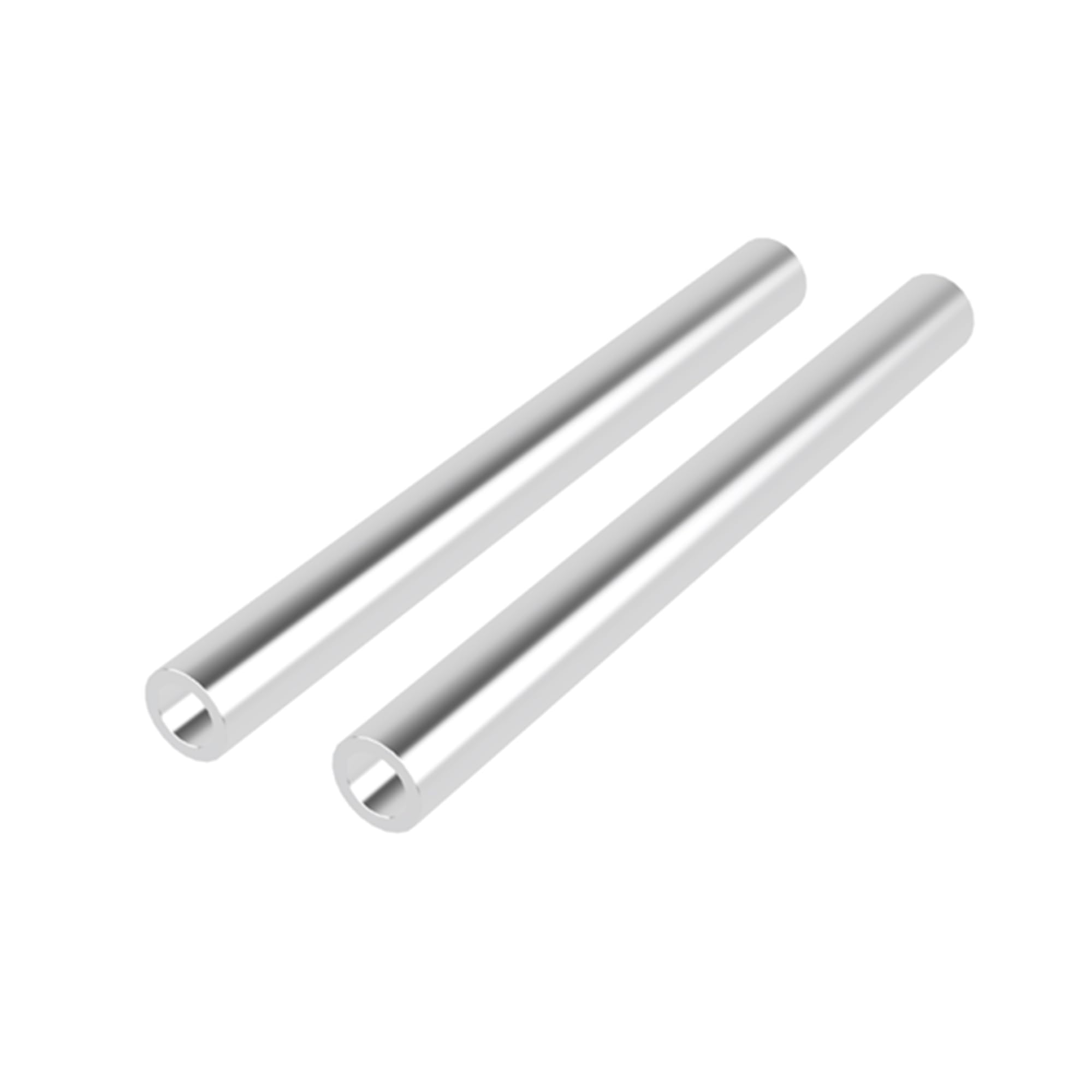 Aluminum Spacer – 5/8" OD X 1/4" ID, Round Unthreaded Standoff Bushing, T-6061 Aluminum, Plain Finish – Choose Length (1/4" Length, 10-Pack)