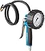 HAZET Reifenfüll-Messgerät 9041G-1 | Geeicht, optimal ablesbar, Manometer-Messbereich: 0-10 bar, Schlauchlänge: 1000 mm, Manometer-Durchmesser: 80 mm | Reifendruck-Prüfer für Auto, Motorrad, LKW