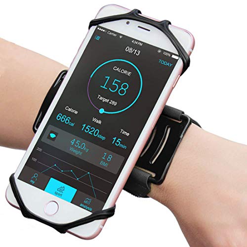 Brazalete de teléfono con soporte giratorio de 360 ° para iPhone 11 Pro Max XR XS X 8 7 6 6s Plus, Galaxy, Google Pixel, antebrazo brazalete de teléfono