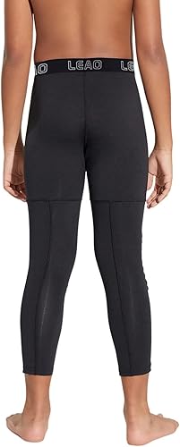 Miniatura 4 de Pantalones de compresión 34 para niños y jóvenes, con rodilleras, mallas de baloncesto frescas y secas