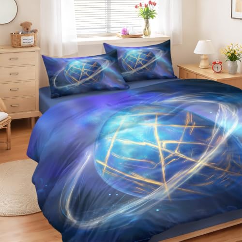 Housse de couette planètes imprimé haute définition parure de lit - 2