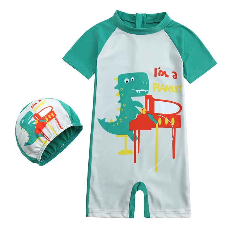 Image of Baby Bucket Swimsuit for Boys | Swimwear with Cap | Swimming Costume | Swimwear and Beachwearr