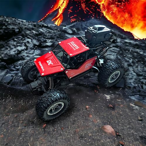 Image of Amigo Off Roader Rechargeable Remote Control Monster Truck| Toy Cars for Boys | Lithium Battery | Toys for Kids 5 Years 5+ | Remote Control Car for Kids | Made in India, Red