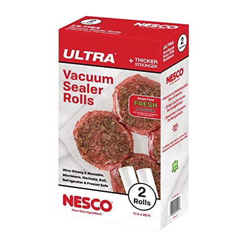 Image of Nesco Heavy Duty Vacuum Sealer Roll 11 inch x 20' 2 Roll BPA Free