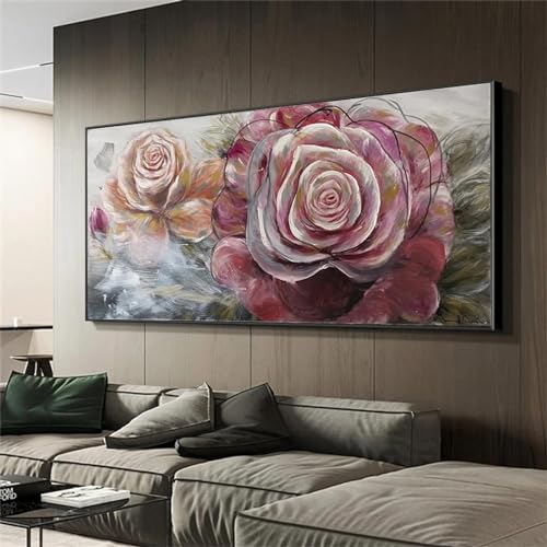 Peinture fleurs violettes KEBIA pour transformer un mur vide