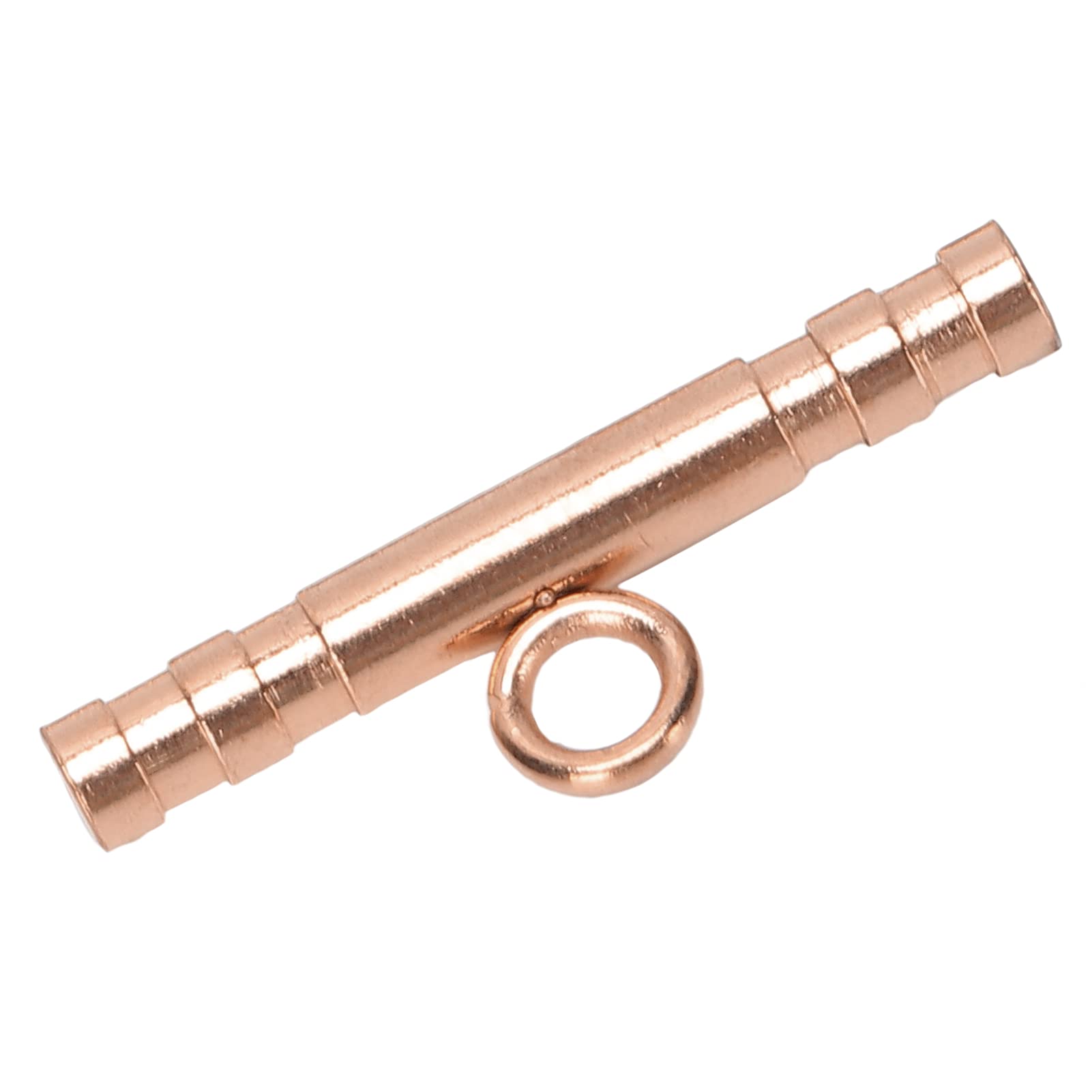Toggle Clasps, Metal T Bar Clasp Stainless Steel Connector Clip Closed End Buckle Repair Accessories Rose Gold Finding Craft Tool for Necklace Bracelet Jewelry Making