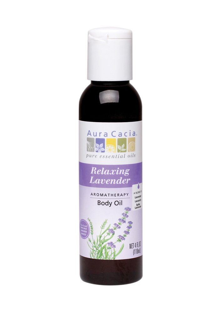 Aura Cacia Body Oil Relaxing Lavendr 4 Fz